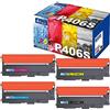 LxTek Purify Compatibili Cartucce di Toner Sostituzione per Samsung CLT-P406C CLT-406S per Xpress C460FW C460 C410W CLP-360 CLP-365 CLP-365W CLX-3300 CLX-3305 (Nero Ciano Magenta Giallo, 4-Pack)