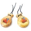 BETTER WITH FRIENDS naturale 1 paio spagnolo piccolo CASTAGNOLO 6 cm (2-6) naturale legno pino DIMENSIONE per i piccoli