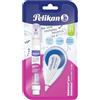 Pelikan 24005784 Kit Scuola Correttore a Penna Blanco Pen 7 ml e Correttore a Nastro Maxi XXL Roller 10 m, Confezione Convenienza, Set Scolastico Bianchetto, 2 Unità
