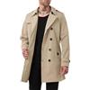 Red Bridge - Cappotto da uomo Trench, versione Light, beige., M