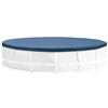 Intex 28032 - Telo Copripiscina per Piscina Metal, Prisma Frame Rotonda, PVC, Blu, 457 cm