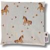 Franzis Nähstube 20 x 20 cm Cuscino con noccioli di ciliegia unicorno in 100% cotone I cuscino noccioli di ciliegia 20 x 20 per microonde I cuscino riscaldato, cuscino