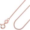 Amberta Collanina in Oro Rosa da Donna in Argento Sterling 925: Catenina Oro Rosa 60 cm