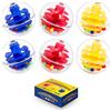 WEofferwhatYOUwant Ball Drop Balls - 6 Palle di Ricambio Trasparenti da 4,6 cm per Torre con Biglie Compatibili con Ball Drop Stimolano Coordinazione e Sviluppo Sensoriale Dai 9 Mesi in Su
