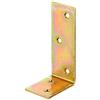 Alberts 847654 Angolare per arcarecci, zincato galvanico, con strato spesso passivato, 40 x 80 x 30 mm, Set da 20