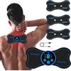 Jenylu Massaggiatore Cervicale Massaggiatore per Collo e Spalle, dispositivo di allenamento EMS, Spalla Addominal Trainer Massaggio profondo elettrico dei tessuti per schiena, gambe