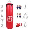 Set di sacchi di sabbia per boxe, sacco da boxe vuoto per allenamento Kick  Sandbag Lotta Karate Punch Punzonatura Sacca di sabbia Sacca di sabbia(1.2m-Rosso)  : : Sport e tempo libero