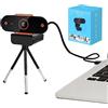 EACTEL webcam per laptop regolabile, webcam per streaming Full HD 1080P, videocamera Web USB per laptop, microfono e webcam per treppiede con copertura per la privacy per, Skype, videochiamate