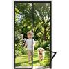 MYCARBON Zanzariera Magnetica 110x230cm Zanzariera Porta Finestra a Calamita Resistente Traspirante Tenda Anti Mosche, Nero