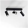 Isyluce Simplie Faretto Soffitto o Parete 3 Luci GU10 220V Cod. 758