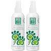 MENFORSAN Detangler e balsamo per cani e gatti 125 ml, confezione da 2 unità