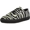 SUPERGA 2750 KIDS PRINT VELVET, Scarpe con Lacci Elastici, Bambine e ragazze, Multicolore (Zebra Black/Beige A0M), 25 EU