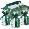 TsunNee 50 Pezzi Scatola di carta per caramelle, Mori Wedding Favor Box, Vaso a forma di partito decorazione scatola di favore con nastro