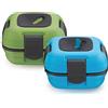 Pinnacle Lunch Box Termico Portapranzo Termico per Alimenti Anticaduta | Porta Merenda Bambini e Adulti con Innovativa Valvola di Rilascio del Calore | Set 2 Contenitori Ermetici 450 g | Blu-verde
