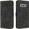 OKZone Cover per Samsung Galaxy S10E, Custodia in Pelle Samsung S10E, Antiurto Cover a Libro Galaxy S10E Magnetica Portafoglio Folio PU Pelle Flip Protettiva Caso con Wallet Case Cover (Nero)
