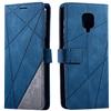 SONWO Cover per Xiaomi Redmi Note 9 PRO, Flip Caso in PU Pelle Case Cover Portafoglio Custodia per Xiaomi Redmi Note 9 PRO, [Kickstand] [Slot per Schede], Blu