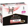 Purina Veterinary Diets DM Diabetes Multipack (10 x 85 gr) - Manzo Cibo umido per gatti
