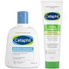 Cetaphil Emulsione Detergente Viso e Corpo, Senza Profumo, Formato 250ml + Crema Idratante Viso e Corpo, Senza Profumo, Formato 100g