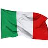 Aricona Bandiera Italia 90x150cm - italiana - grande - resistente alle intemperie - con occhielli in ottone - in tessuto 100% poliestere - cuciture doppie robuste e colori vivaci - ideale per barca
