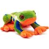 Zappi Co 100% riciclati peluche di Rana albero (15cm lunghezza) - Morbido e coccolone, raccolta di animali ecocompatibili per il primo neonato