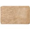 MIULEE Tappeto Bagno 40x60cm Beige Ultra Morbido e Felpato, Tappetino Assorbente e Antiscivolo in Microfibra per Bagno, Cucina, Camera da Letto, Corridoio - Lavabile in Lavatrice
