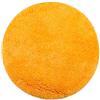 Brandsseller Tappeto da bagno Ø 60 cm Tappetino da bagno Zerbino da bagno Tappeto da doccia rotondo in ciniglia antiscivolo assorbente lavabile in lavatrice - Arancione