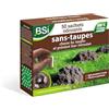BSI - Senza talpe - 50 sacchetti granulati anti talpe -100% naturale - Lunga durata 3-4 mesi - preventivo e curativo - copre 100 m2 di superficie