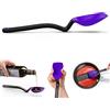 Dreamfarm Supoon - Spatola antiaderente in silicone con linee di misurazione, colore: Viola