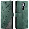SONWO Cover per Xiaomi Redmi Note 8 PRO, Flip Caso in PU Pelle Case Cover Portafoglio Custodia per Xiaomi Redmi Note 8 PRO, [Kickstand] [Slot per Schede], Verde
