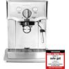 GASTROBACK 42709 Design Espresso Pro, macchina per caffè espresso con portafiltro, ugello per schiumalatte, 15 bar, 1,5 l, sistema di riscaldamento a blocco termico, acciaio inox 18/8