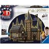 Ravensburger - 3D Puzzle Castello Di Hogwarts - The Great Hall, Night Edition, 540 Pezzi, 10+ Anni