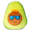 Basic Fun Mr Funky Avocado 03603 - Peluche a forma di avocado, include capelli blu, baffi e occhiali da sole, regalo perfetto per ragazze e ragazzi, 38 cm, dai 3 anni in su