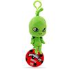 Miraculous Portachiavi a grandezza naturale a forma di coccinella Kwami da 12,7 cm, Wayzz The Turtle Clip-On Toys, accessori portatili a forma di coccinella e gatto nero, portachiavi in peluche