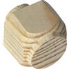 ALLES IM GRIFF Chiodo decorativo in legno, 25 x 25 mm, coni ø 15 mm, decorazione in legno, pino grezzo