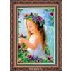 Abris Art Kit da Ricamo per Punto Perlato, Cotone, Multicolore, 28,5x19cm