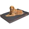 BingoPaw Cuscino per cane Taglia Grande XXL: Materassino per Cani interno Ortopedico Materasso Cuccia per cani Sfoderabile Lavabile Morbida 2 in 1 Estivo Inverno 120x90x10 cm