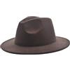 SaoBiiu Cappello Fedora Da Uomo Cappello Fedora Unisex Tinta Unita Cappello Jazz A Tesa Larga Da Donna Cappello Panama Autunno Inverno