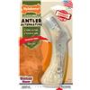 Nylabone | Alternativa alle corna Antler Alternative | Masticabile senza sporco e schegge | A forma di corna | Gusto cervo| Per cani di taglia madia (fino a 16 kg) | Mascelle estreme/forti
