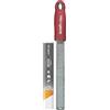 Microplane Grattugia Zester Rosso Borgogna ideale per Agrumi, Formaggio a Pasta dura, Zenzero, Cioccolato e Noce Moscata con Lama Fine - Made in USA
