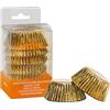DECORA, 0339791 Confezione da 60 Pirottini Muffin Oro Metallic da 50 X 32 mm, in Carta da Forno, Resistono fino a 180°, In comodo Blister, Made in Italy