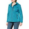 CMP Jacquard softshell jacket with pocket, Woman, Lake, 46