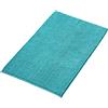 Decomira Tappeto Bagno Antiscivolo in Ciniglia | Tappetino bagno super assorbente, lavabile in lavatrice | Per il bagno, la doccia, la vasca da bagno o come tappetino WC | Turchese - 40x60 cm