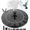 AISITIN Fontana Pompa Solare da Giardino 3.5W, Pompa ad Acqua con 6 Ugelli, 180mm Dimensioni del Pannello Solare, Decorazione per Bagno per Uccelli, Laghetto e Piscina