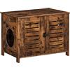 HOOBRO Casa di Toilette per Gatti Mobili per Animali Persiani EBF60MW01, 60 x 45 x 50 cm