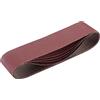 Draper 2 09273 - Nastro abrasivo, 100 x 915 mm, grana assortita, confezione da 5, colore: Rosso
