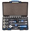 King Tony - Cofanetto EVAWAVE 23 pezzi cricchetto, bussole 1/2 6 esagonali metriche e accessori - 4523MRE - King Tony