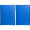 Exacompta - Ref. 59507E Cartella ad elastico 3 lembi carta lucida 600 g/mq Nature Future - A3 Blu (Confezione da 2)