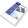 WAYTEX 931440 - Custodia per documenti A4, personalizzabile, 40 facciate, 20 tasche, in polipropilene, trasparente