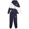 PUMA HOODED TRACKSUIT BLU/BIANCO (06)