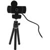 Bewinner Webcam con microfono, 1080p HD USB Webcam AF messa a fuoco intelligente Computer Web Camera per Streaming Gaming Registrazione Video Chiamate